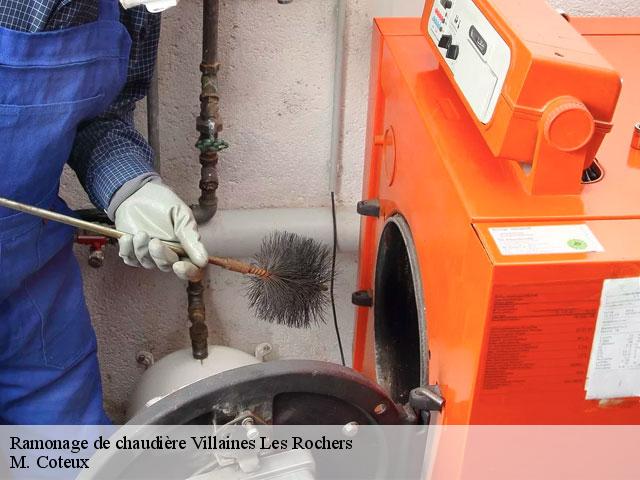 Ramonage de chaudière  villaines-les-rochers-37190 M. Coteux